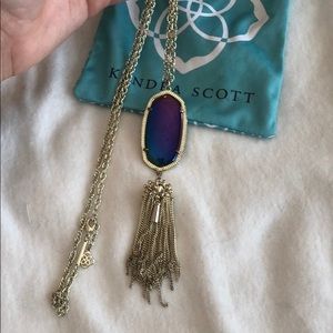 Kendra Scott Rayne Gold Pendant Necklace